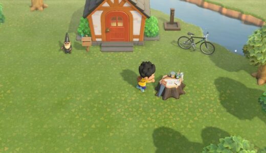 あつまれどうぶつの森：自分が設置したアイテムを押して移動する方法
