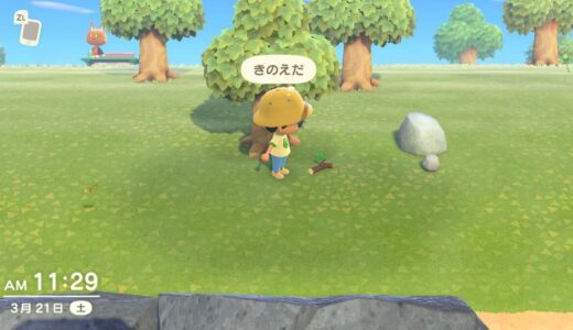 あつまれどうぶつの森：落ちてない！きのえだが見つからない時の対処法
