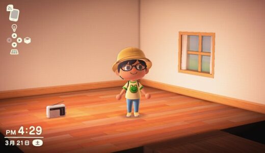 あつまれどうぶつの森：家の照明オンオフのやり方（調色も可能）