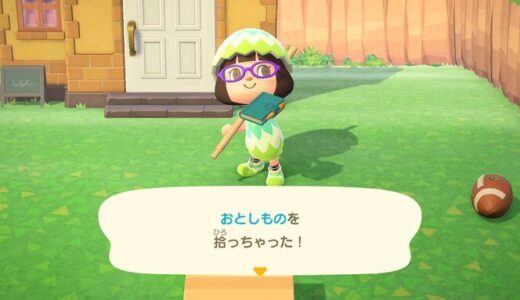 あつまれどうぶつの森：落とし物を拾った時の対処法