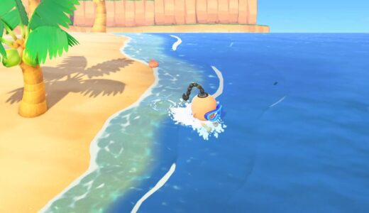 あつまれどうぶつの森：海の泳ぎ方【海に入る方法・泳ぐ時の操作方法・海から出る方法】
