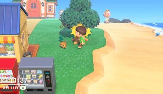 あつまれどうぶつの森：クラッカーの使いみち「ハチを追い払えるって知ってた？」