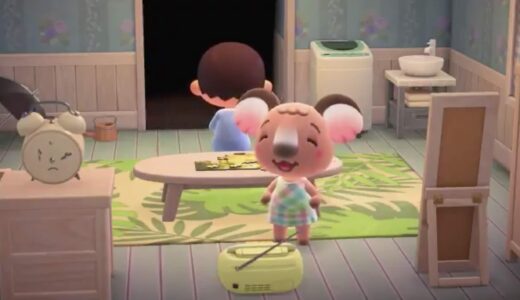 あつまれどうぶつの森：住民の家のBGMが消えて無音になってしまった時にまた音楽を流す方法