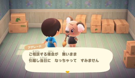 【あつ森】引っ越した住民の家具がリサイクルボックスに入ってることがあるぞ