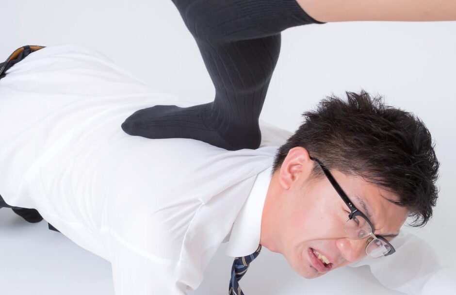 ダウンしてる人