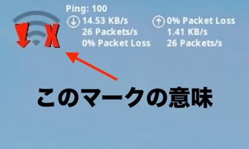 フォートナイト：画面左上に表示されるWi-Fiのアイコンの意味とは？