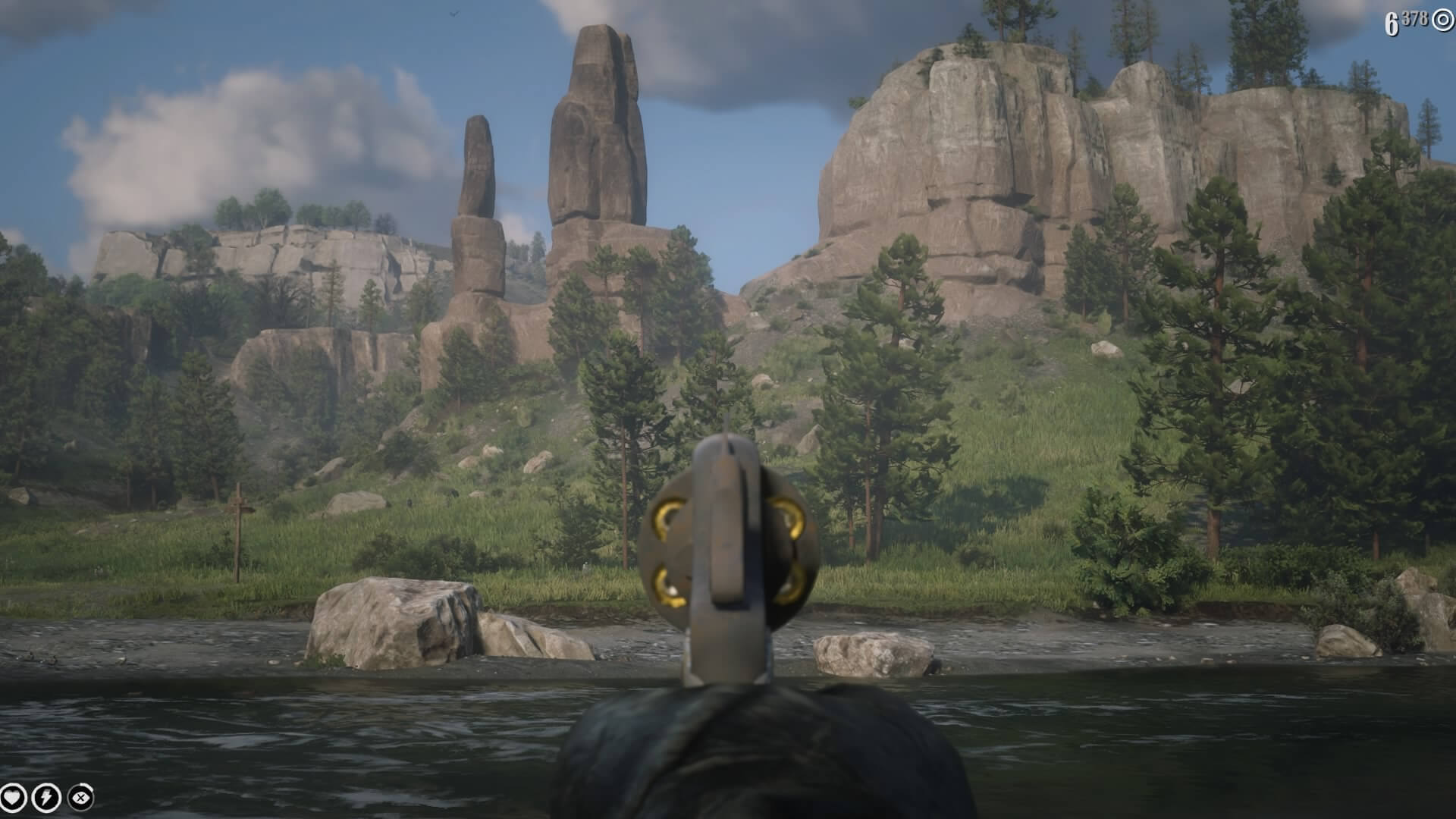RDR2のFPSモードでADSする方法（サイトを覗き込む）