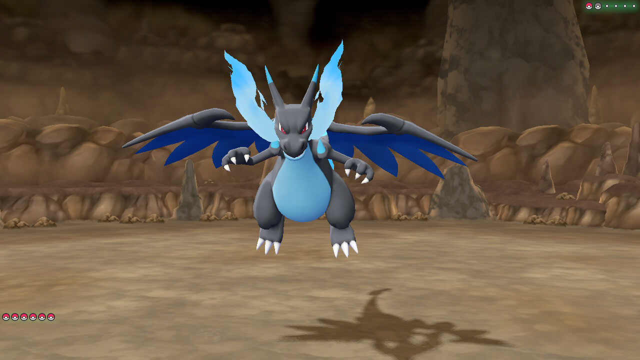 ポケモンレッツゴーでメガシンカしたリザードン