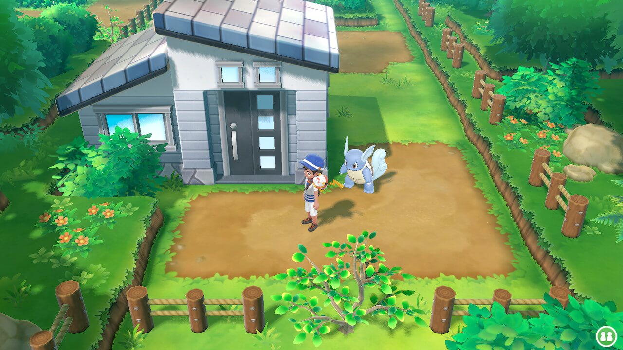 ポケモンレッツゴー博士の助手がいる家