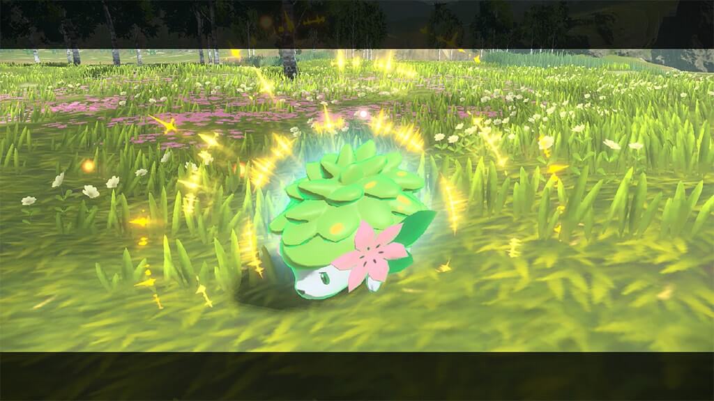 【ポケモンレジェンズアルセウス】ソードシールドのプレイ特典：シェイミを仲間にする方法・着物セット シェイミの入手方法【連動特典】