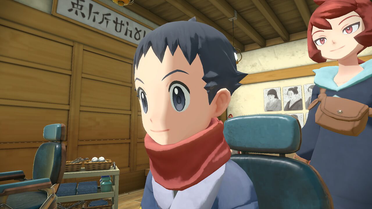 【ポケモンレジェンズアルセウス】男性主人公のデフォルトの髪型と髪色と眉毛の色について