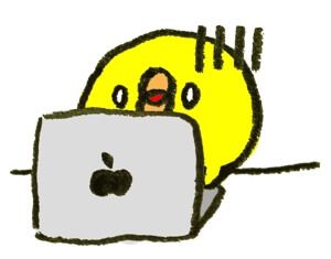 ニンテンドースイッチの予約をするヒヨコ