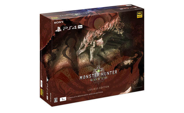 PlayStation4 Pro MONSTER HUNTER WORLD LIOLAEUS EDITION