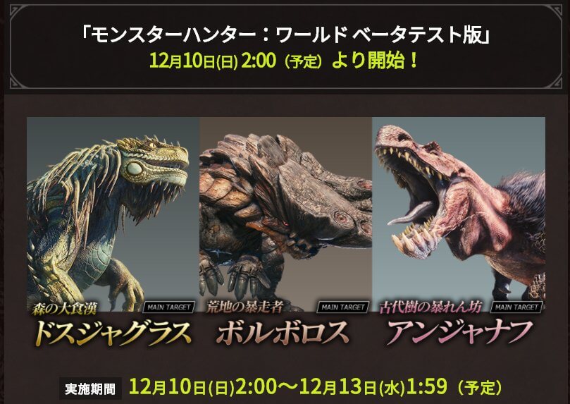 モンスターハンターワールド