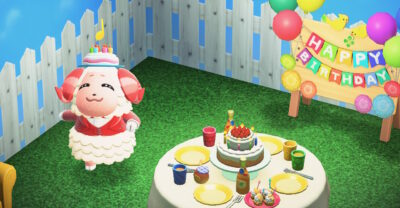 【あつ森】誕生日パーティー中の住民の服装をしずえさんに注意してもらうと、どうなるのか?