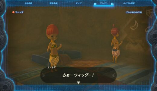 【ティアキン】エノキダとパウダに娘のウィッダの写真を見せると？【ゼルダの伝説ティアーズオブザキングダム】